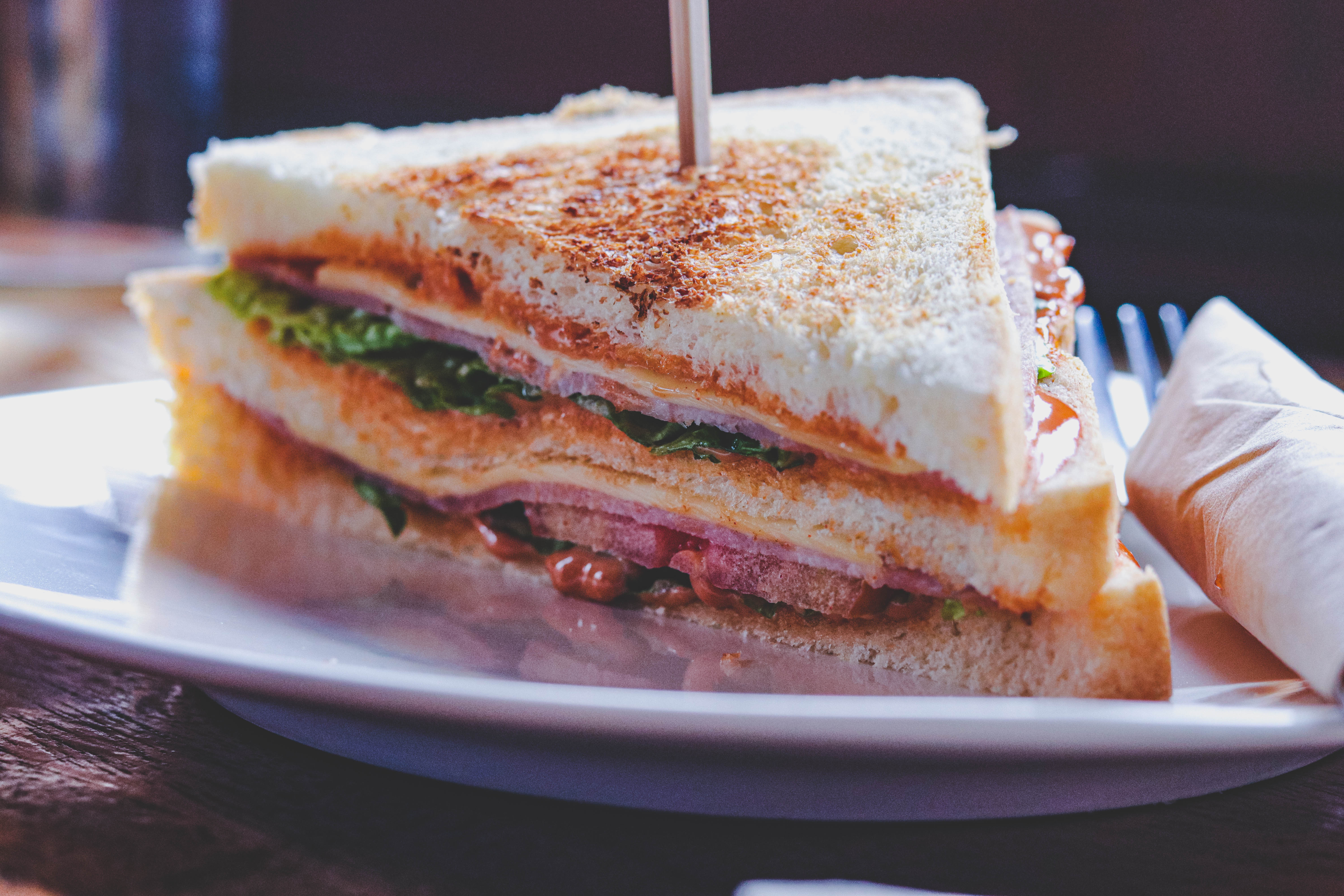 Triple-decker club sandwich